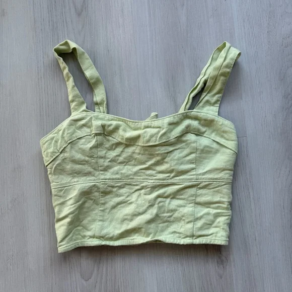 Abercrombie & Fitch Cropped Tank Top Spring Corset - Picture 2 of 4